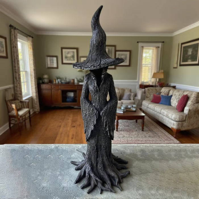🔥LAST DAY 49% OFF - ❤️🔥🧙♀️Hand-Painted Enchanting Witch Statue: The Guardian of Your Home (✨Same as in the video)