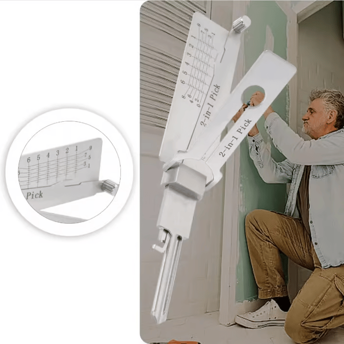 ⚒️Stainless Steel Master Key Decoder