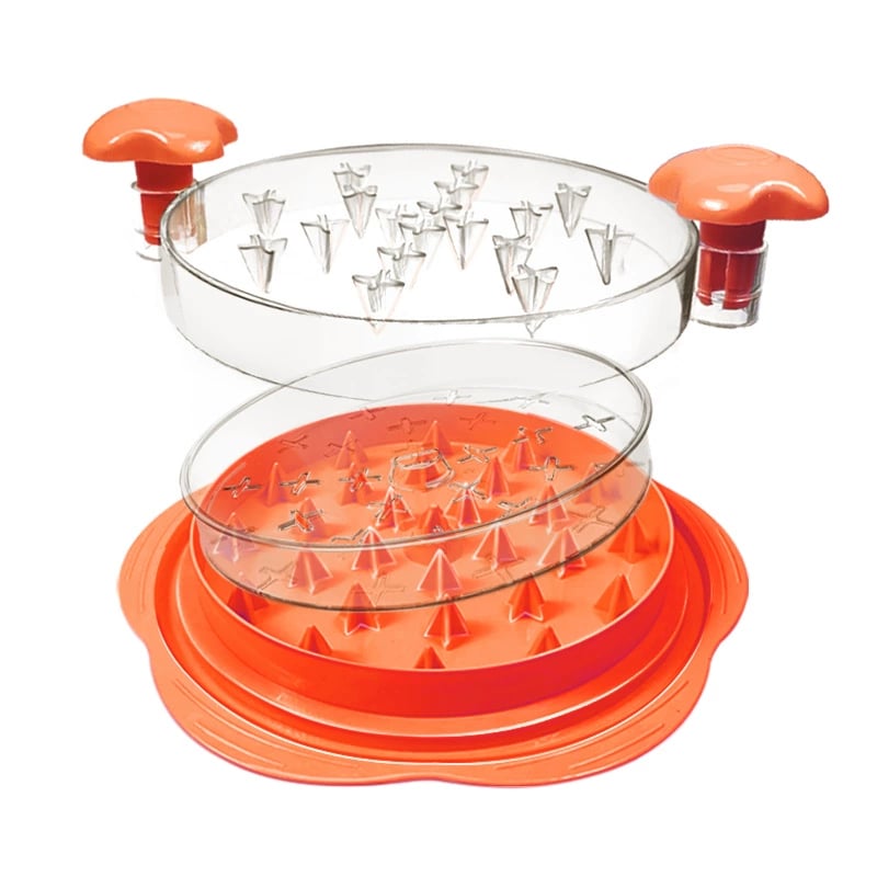 🔥Chicken Breast Shredder Tool, Cooked Meat Shredder With Clear Lid, Auti-slip, Easy To Clean, Chicken Shredder Tool Twist, Chicken Grinder