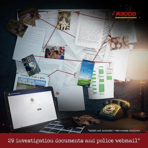 🔥LAST DAY 49% OFF-🕵️♂️Cryptic Killers Unsolved Murder Mystery Game - Cold Case File Investigation