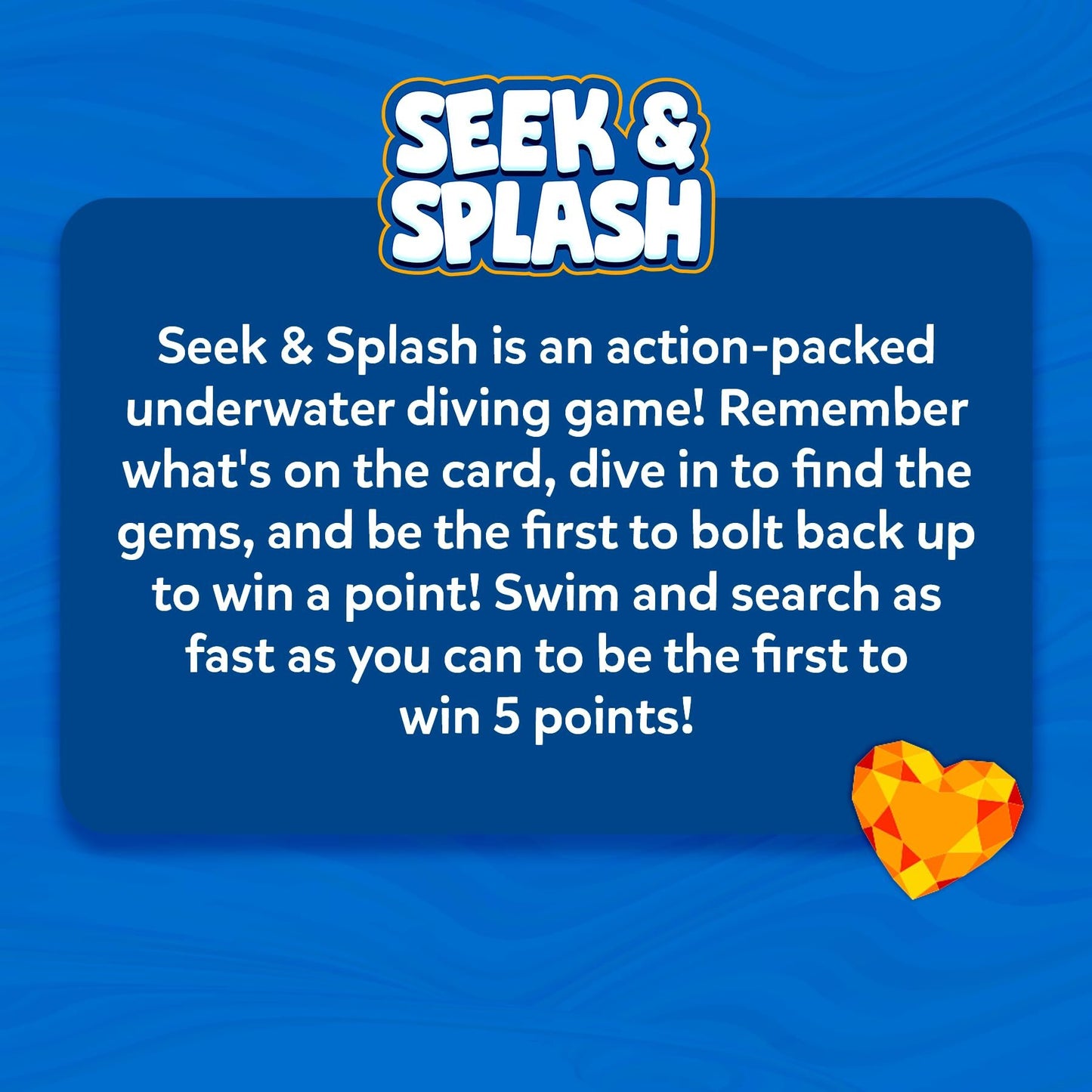 🌊Diving Gem Toys - Underwater Search and Find Game, Perfect for Swimming Pool & Summer Fun for Kids Ages 6 to 99
