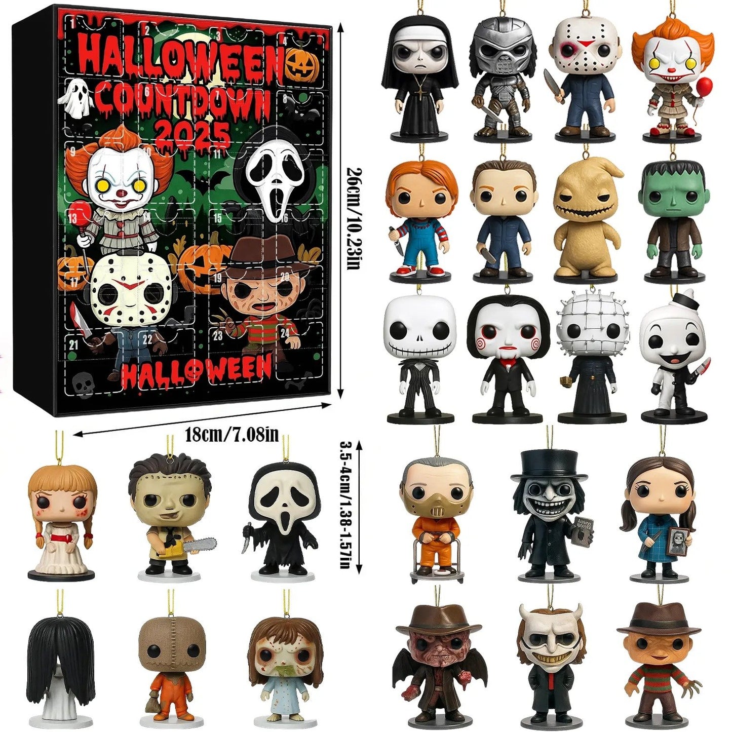 😱Halloween Horror Characters Advent Calendar 2025