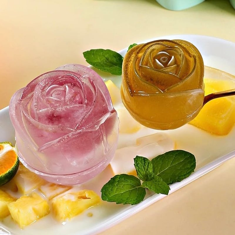 ๐ Rose Shaped Ice Mold ๐น๐ง