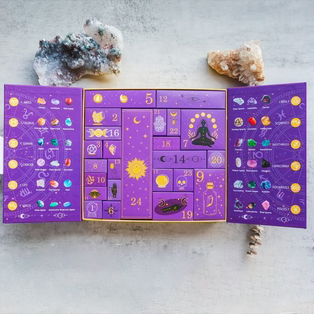 🔥2025 New Release 50% OFF - 🎃Reiki Crystal Halloween Countdown Gift Box🔮The Magic of Healing and Energy Transfer!