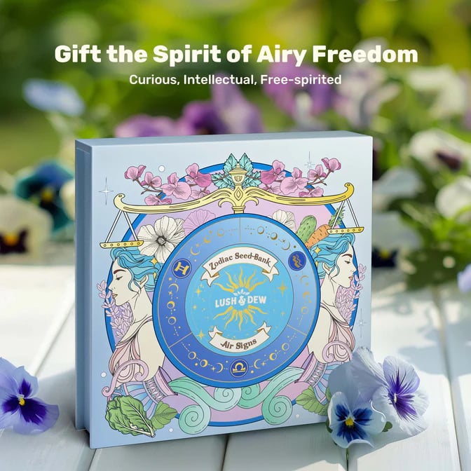 🔥Last Day 49% OFF -💥Zodiac Seed Bank with Moon Calendar Gardening Gift 🌙 Moon-Guided Gardening Instructions Included