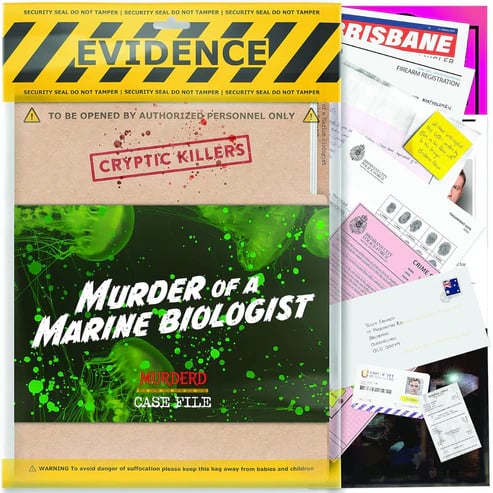 🔥LAST DAY 49% OFF-🕵️♂️Cryptic Killers Unsolved Murder Mystery Game - Cold Case File Investigation