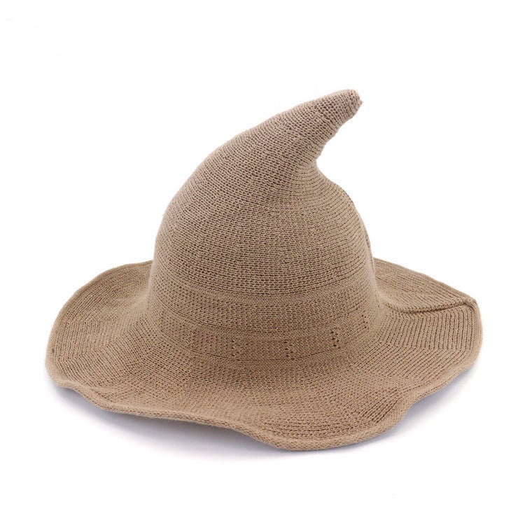 🔥Last Day 49% OFF👻Women Gothic Knitting Black Wizard Hat