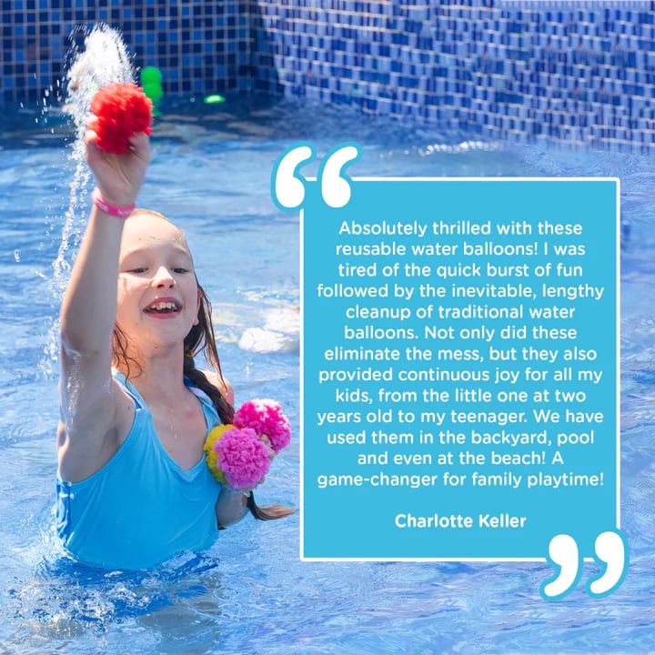 💦 Make Every Splash Count ✨ Reusable Water Sponge Balls – For Endless, Mess-Free Summer Fun! 🌊