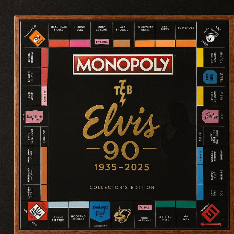 🎤 The King of Rock ’n’ Roll 90th Anniversary Monopoly