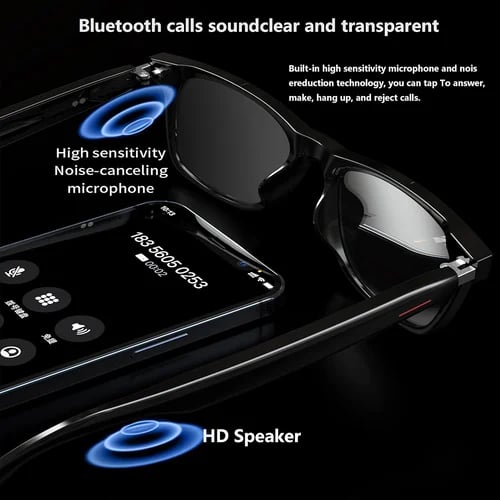 ✨Super Black Technology✨Smart Wireless Headphone Sunglasses