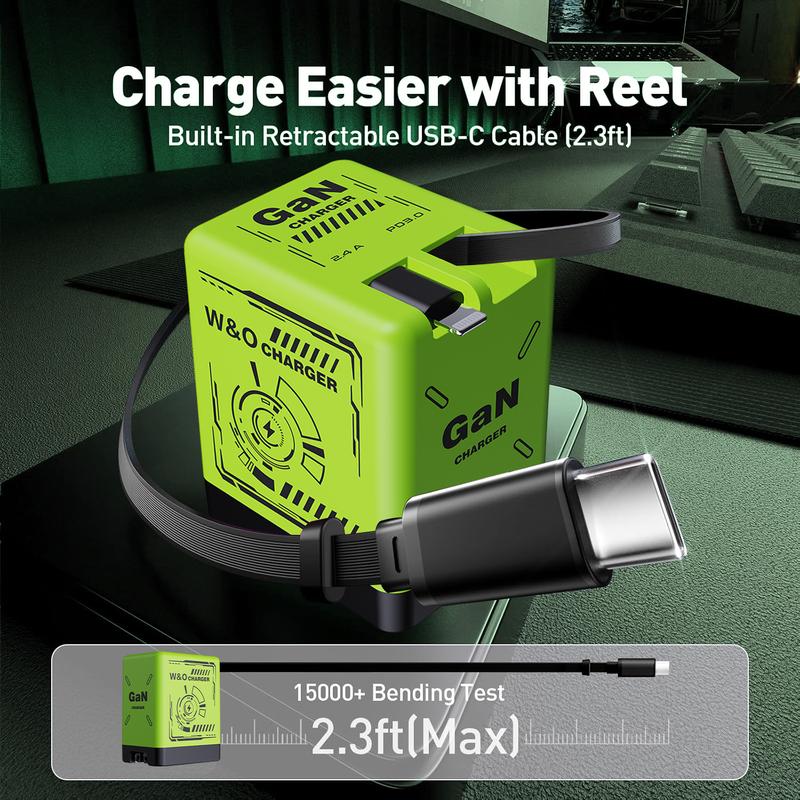 ⏳ 2025 Deal! 120W GaN Super Fast Charger with 3-in-1 Cables!