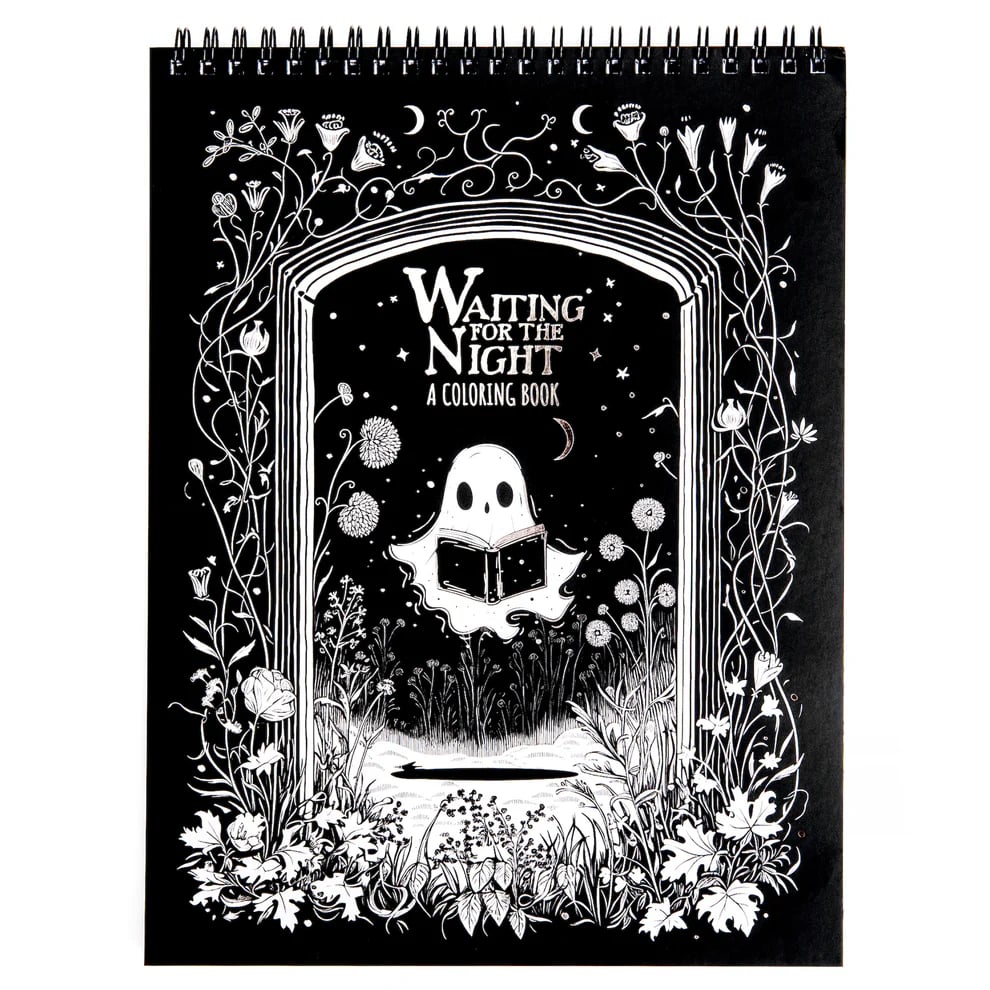 🔥LAST DAY 49% OFF - 👻🌃Waiting for the Night Coloring Book(✨Hardcover)