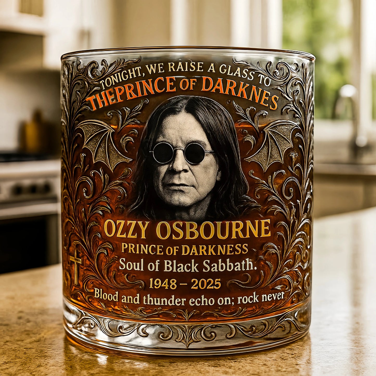 ⚡️🖤Ozzy Osbourne Memorial Tumbler