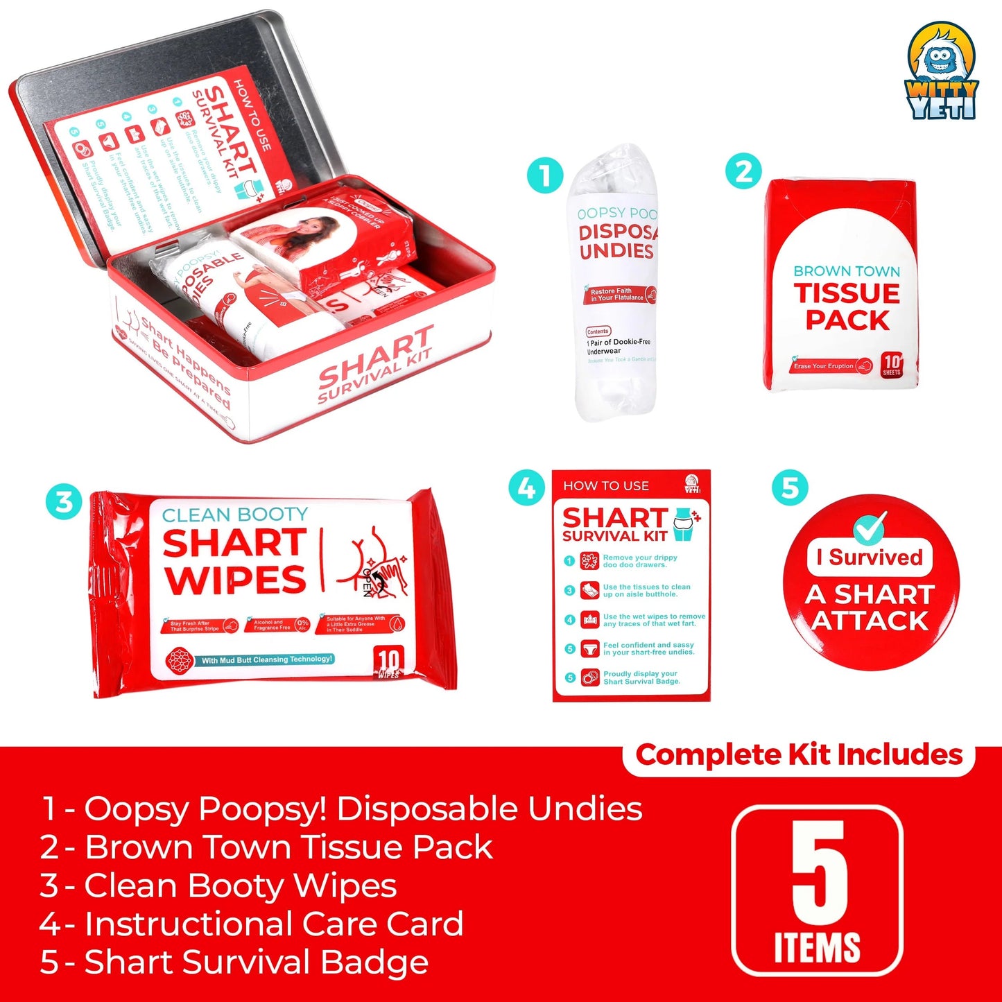 š„Last Day 49% OFF - Funny Shart Survival Kit