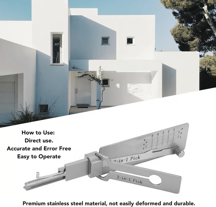 ⚒️Stainless Steel Master Key Decoder