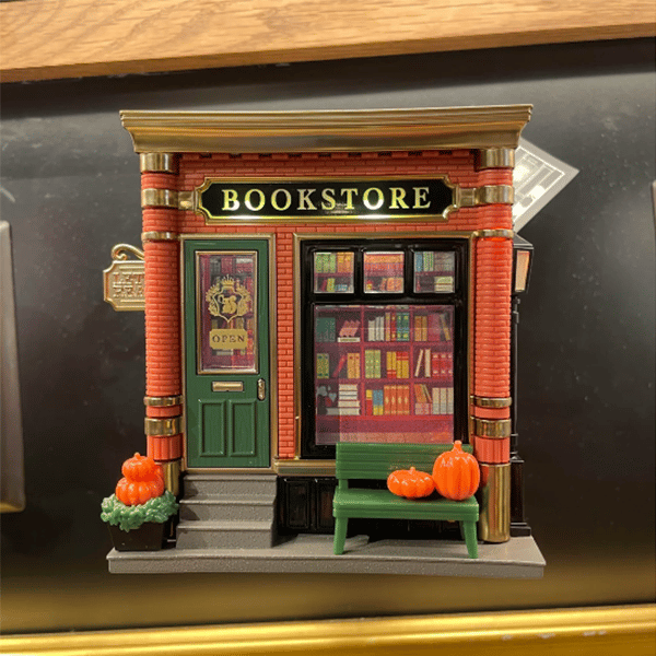 📚Micro Bookstore Night Light With Pumpkins🎃