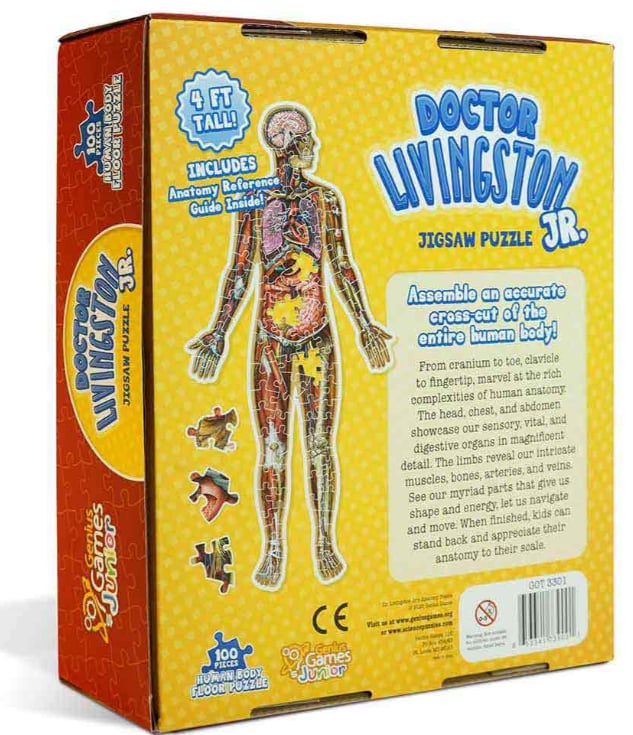 Kid's 100 Piece Human Body Floor Puzzle