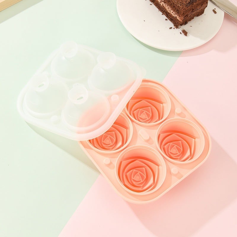 ๐ Rose Shaped Ice Mold ๐น๐ง