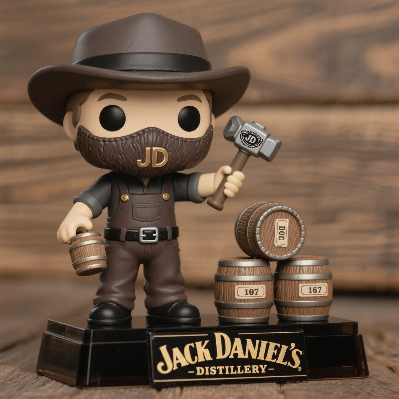 Jack Daniel's cool beer cowboy POP style!