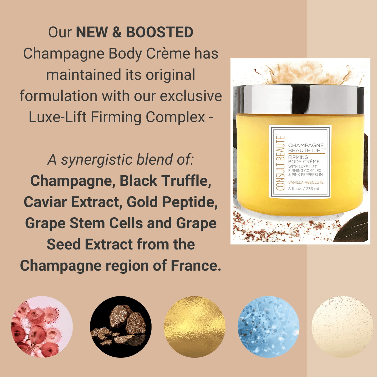 š„Last Day Discount 49% Off Champagne Beaute Lift Firming Body Cream