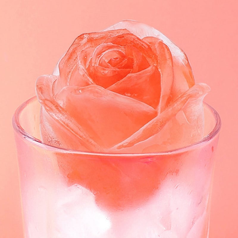 ๐ Rose Shaped Ice Mold ๐น๐ง