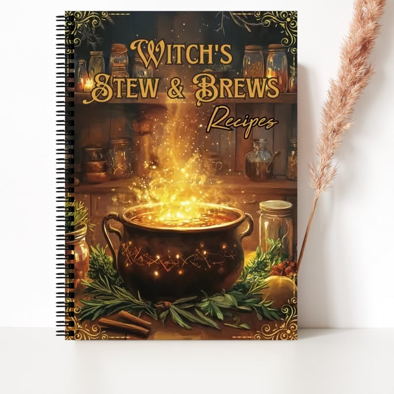 🔥Last Day 49% OFF - 🧙♀️🍲WITCH'S STEW & BREWS Decipes:50 Enchanted Recipes for Body and Soul💫
