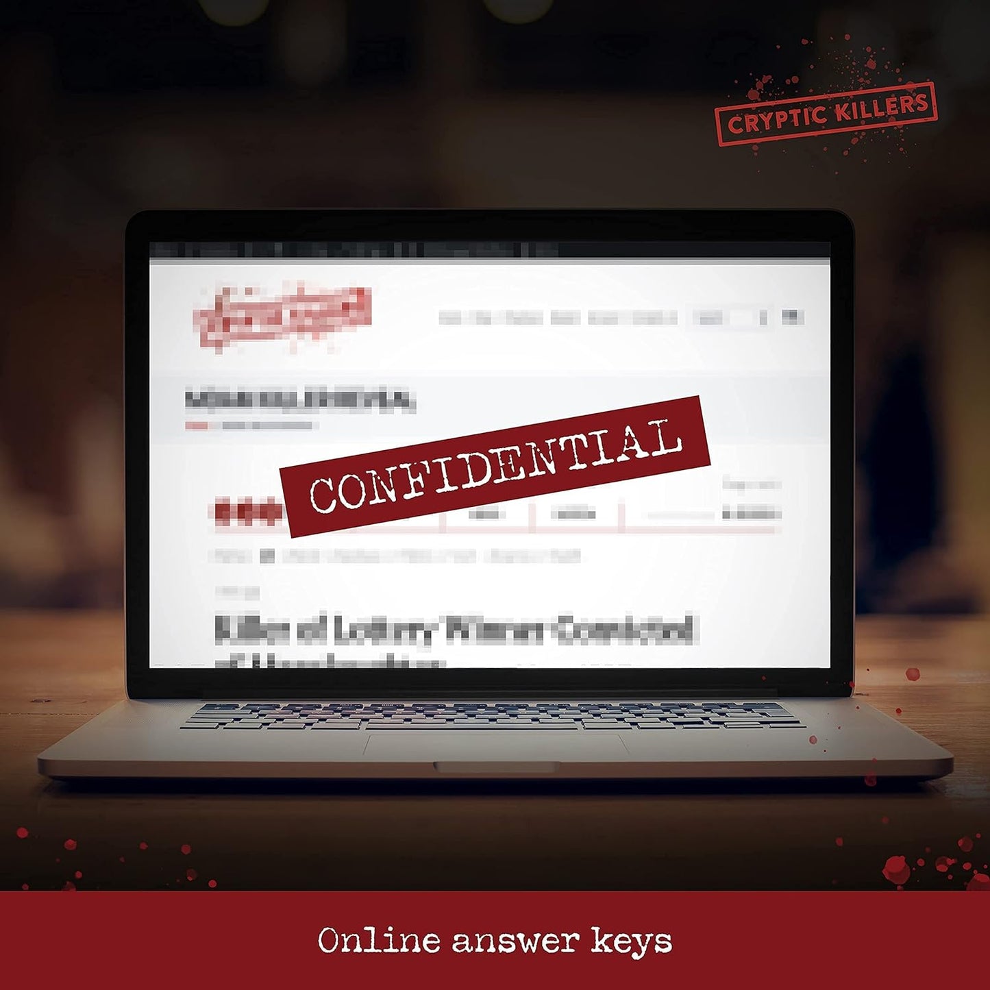 🔥LAST DAY 49% OFF-🕵️♂️Cryptic Killers Unsolved Murder Mystery Game - Cold Case File Investigation