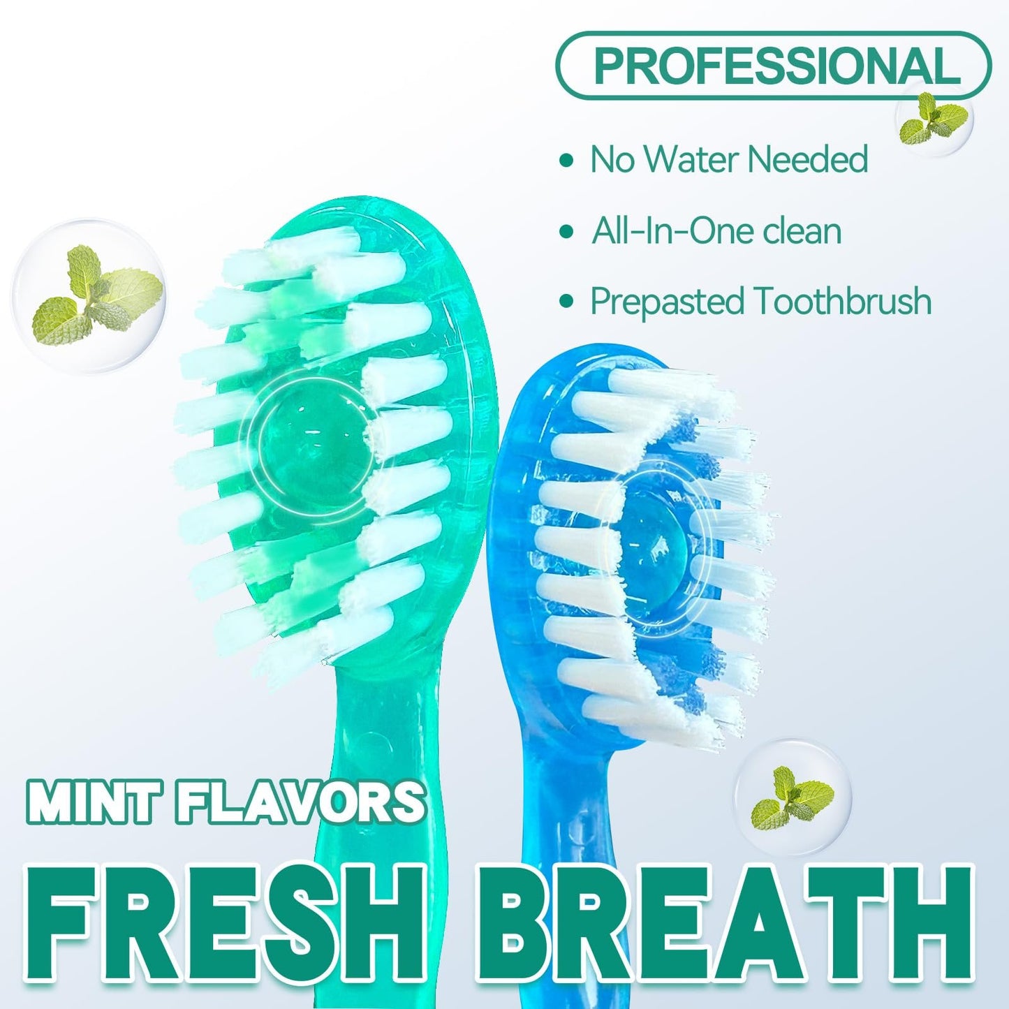 š5 in 1 Mini Toothbrush & Floss & Tongue Scraper & Toothpick Set