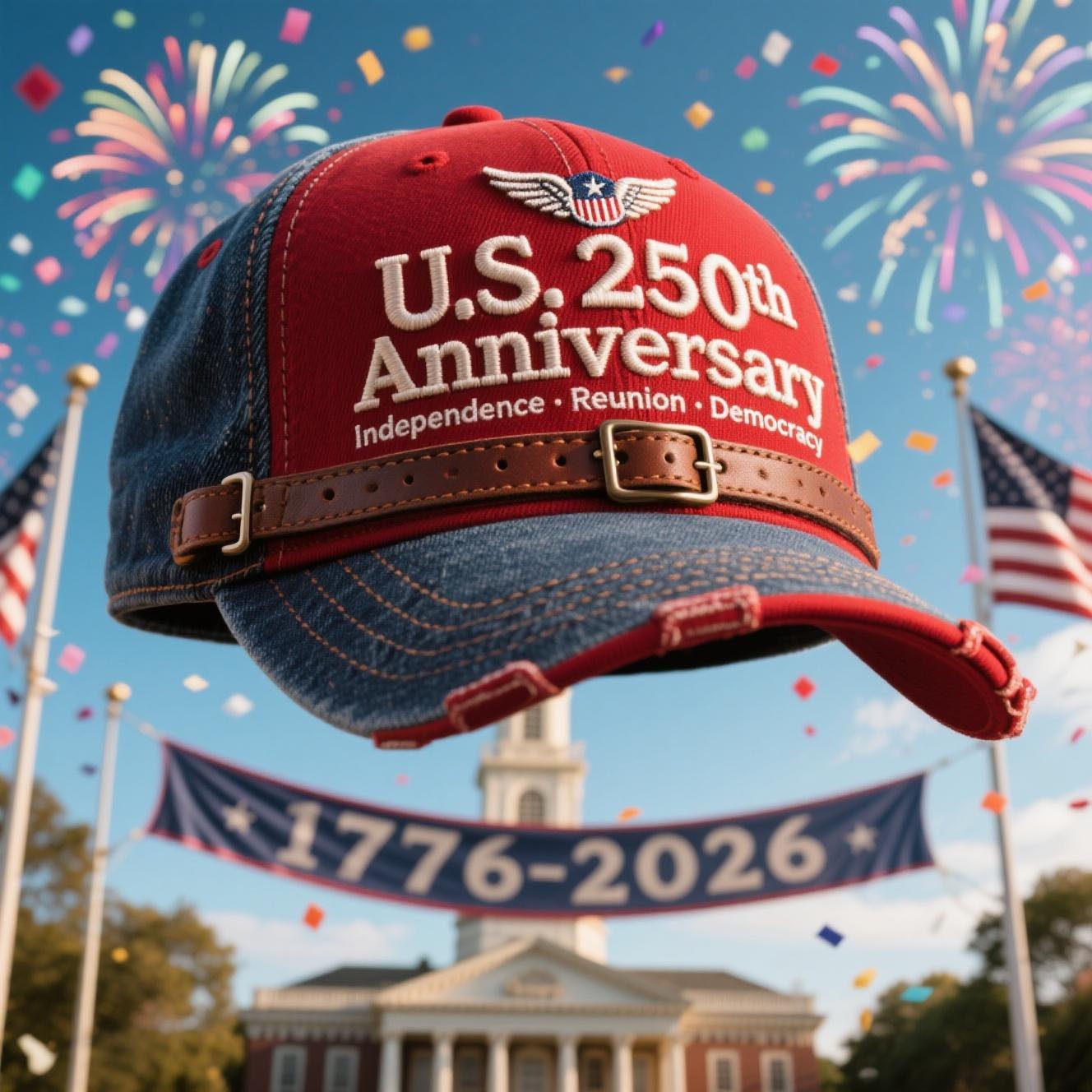 š„LAST DAY 49% OFF - U.S. 250th Anniversary Retro Washed Cap