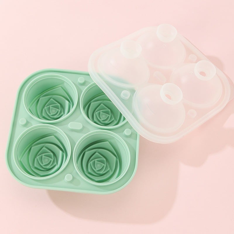 ๐ Rose Shaped Ice Mold ๐น๐ง