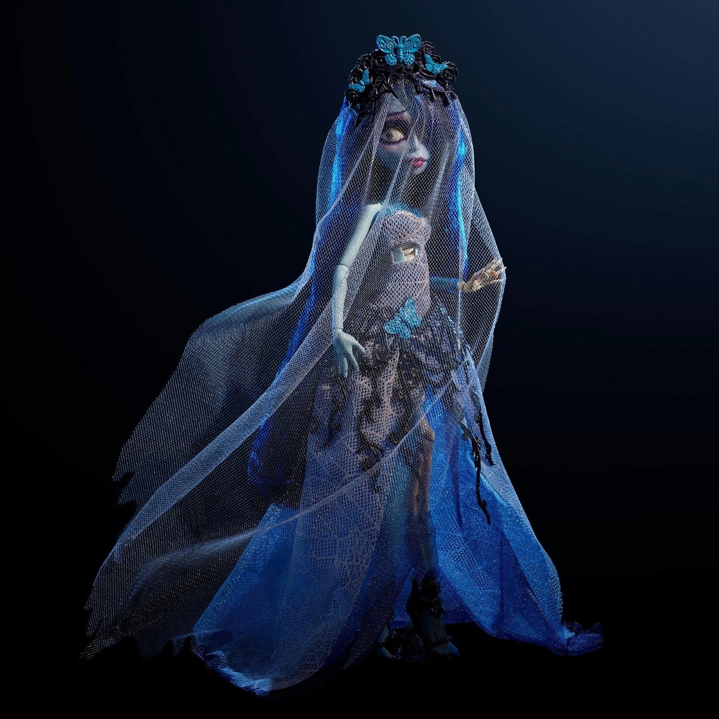 🎃 Halloween Exclusive: Monster High × Tim Burton's Corpse Bride Emily Skullector Fashion Doll💀🕯️