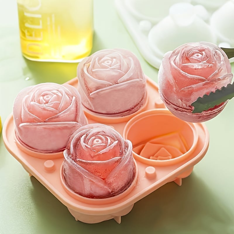๐ Rose Shaped Ice Mold ๐น๐ง