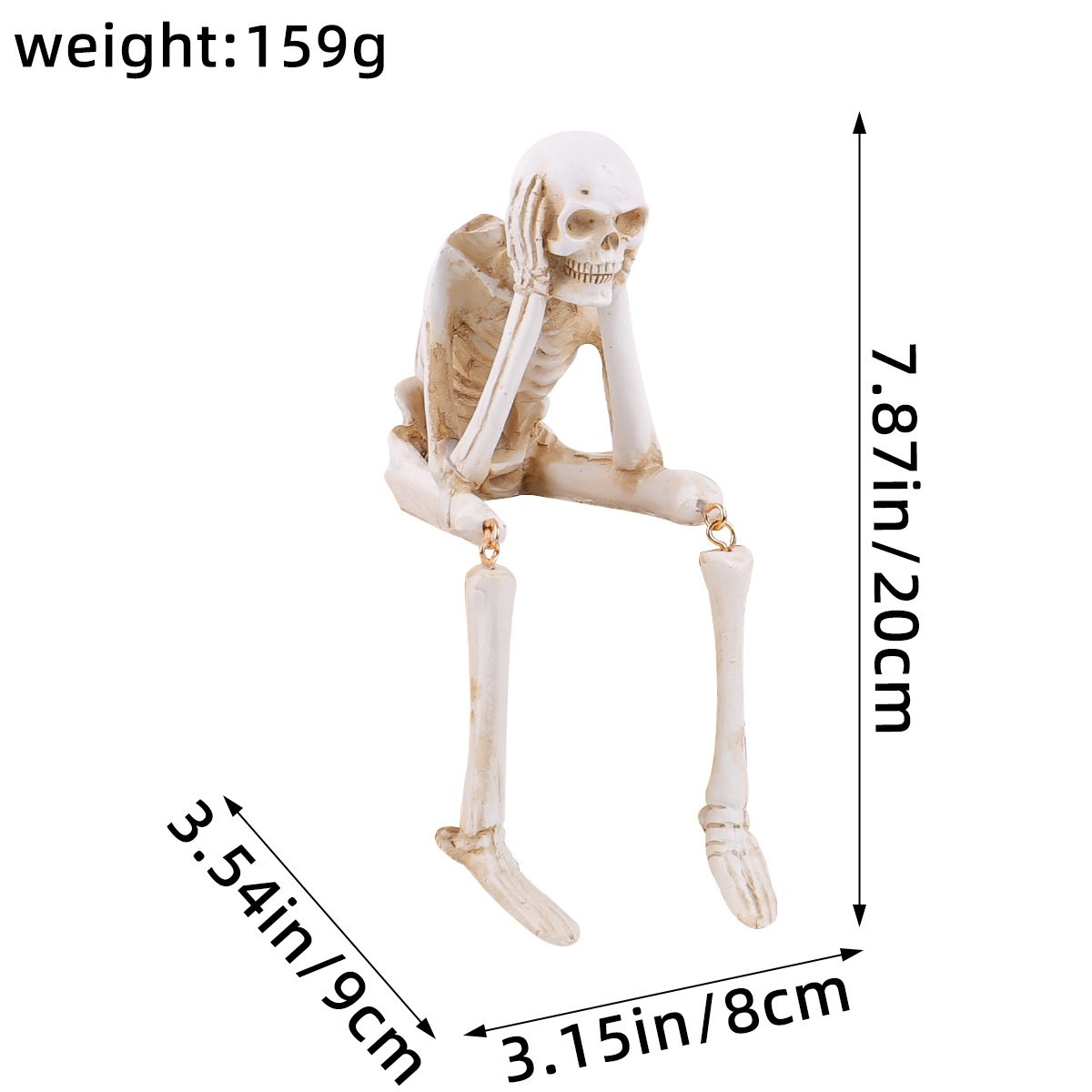 🔥LAST DAY 49% OFF🔥See Speak Hear No Evil Skeleton Figurines