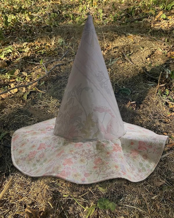 🎩Handmade Patchwork Witch Hat