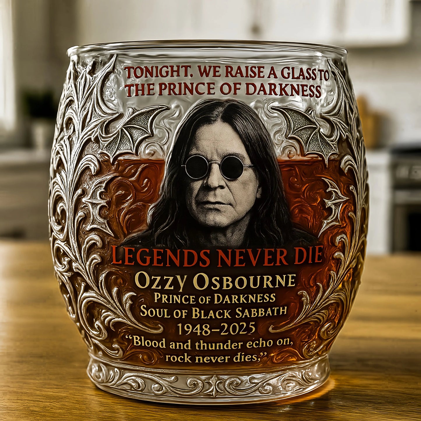 ⚡️🖤Ozzy Osbourne Memorial Tumbler