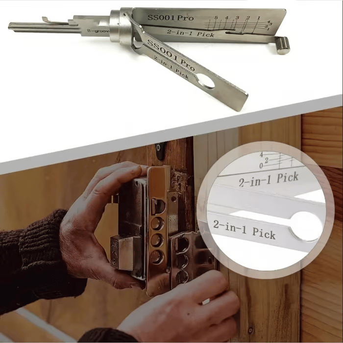 ⚒️Stainless Steel Master Key Decoder