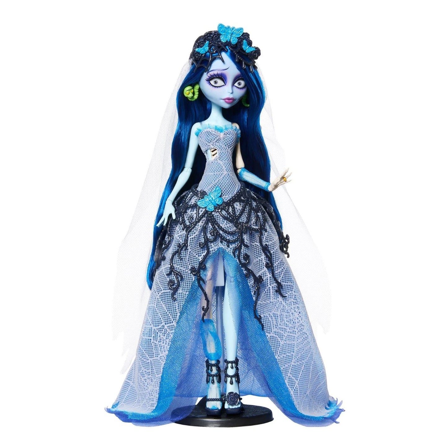 🎃 Halloween Exclusive: Monster High × Tim Burton's Corpse Bride Emily Skullector Fashion Doll💀🕯️