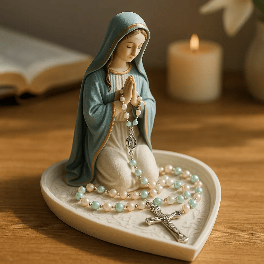 🔥LAST DAY 49% OFF - ✝️Virgin Mary Rosary Holder