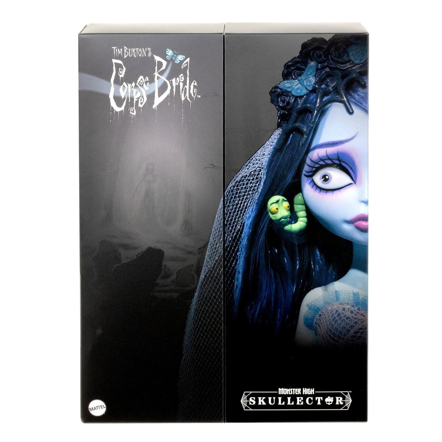 🎃 Halloween Exclusive: Monster High × Tim Burton's Corpse Bride Emily Skullector Fashion Doll💀🕯️