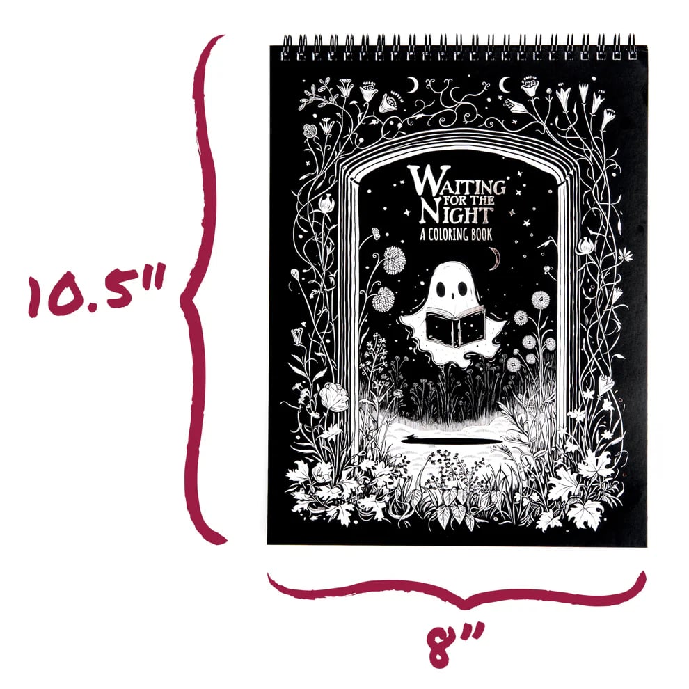 🔥LAST DAY 49% OFF - 👻🌃Waiting for the Night Coloring Book(✨Hardcover)
