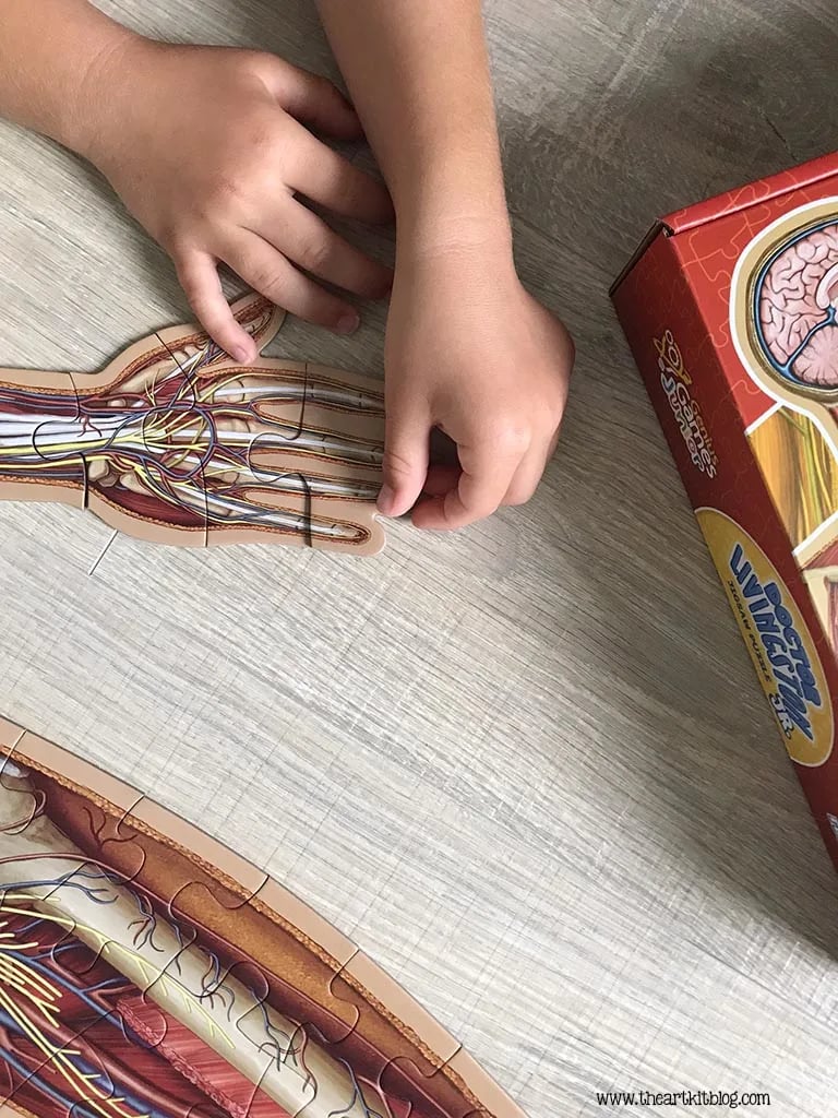 Kid's 100 Piece Human Body Floor Puzzle