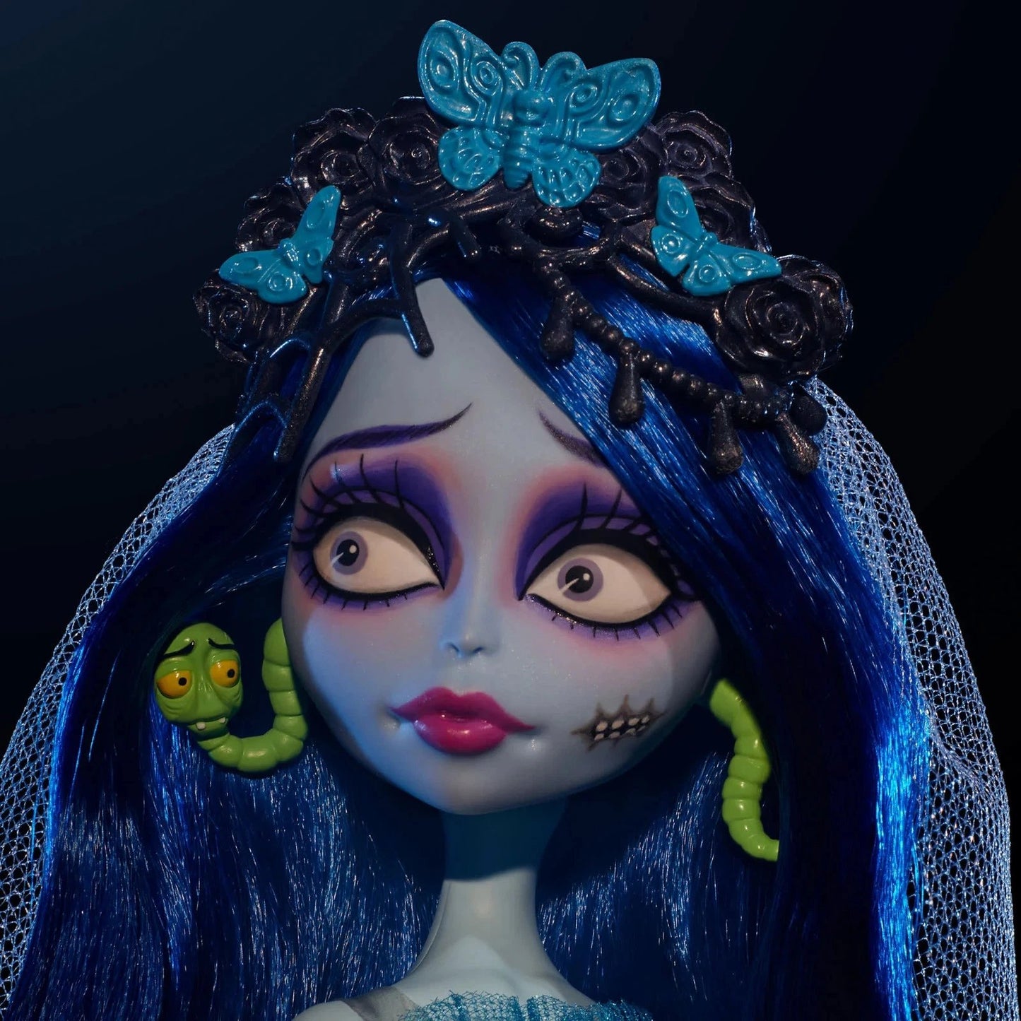 🎃 Halloween Exclusive: Monster High × Tim Burton's Corpse Bride Emily Skullector Fashion Doll💀🕯️