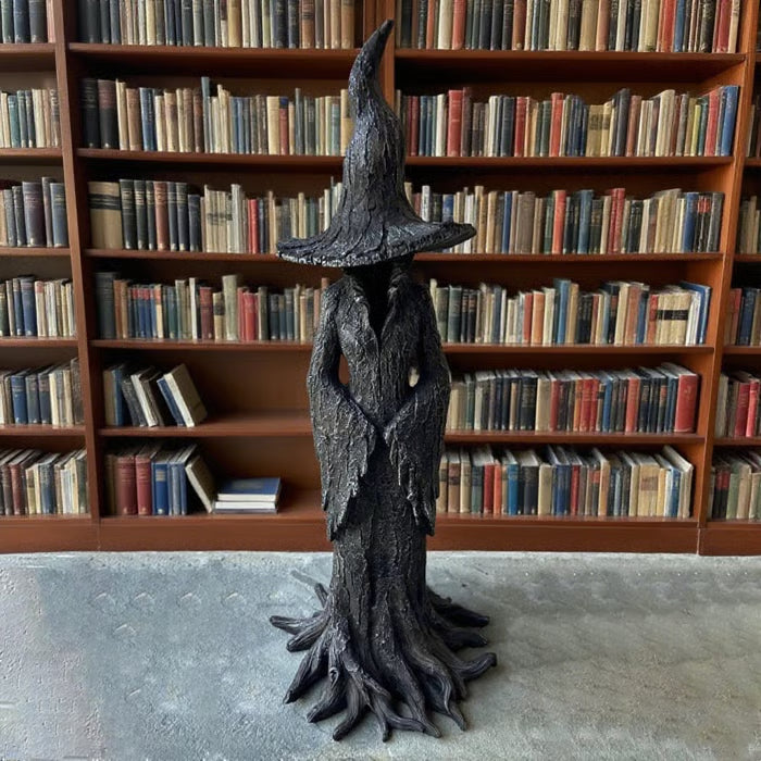 🔥LAST DAY 49% OFF - ❤️🔥🧙♀️Hand-Painted Enchanting Witch Statue: The Guardian of Your Home (✨Same as in the video)
