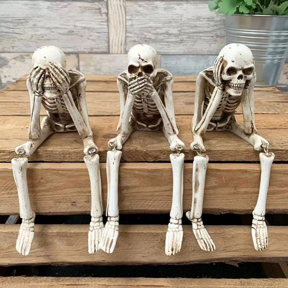 🔥LAST DAY 49% OFF🔥See Speak Hear No Evil Skeleton Figurines