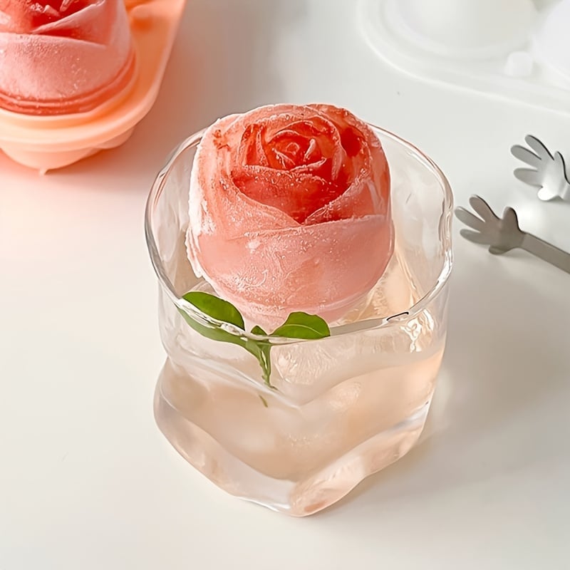 ๐ Rose Shaped Ice Mold ๐น๐ง