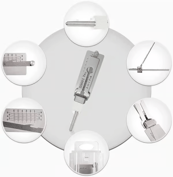 ⚒️Stainless Steel Master Key Decoder