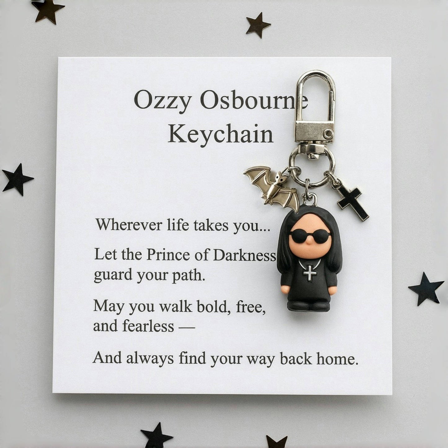 Ozzy Osbourne keychain