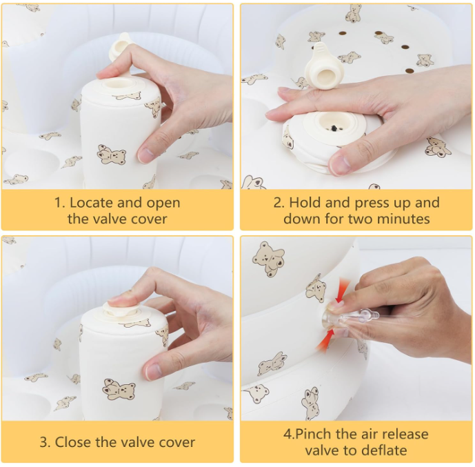 PamperPocket Inflatable Baby Chair