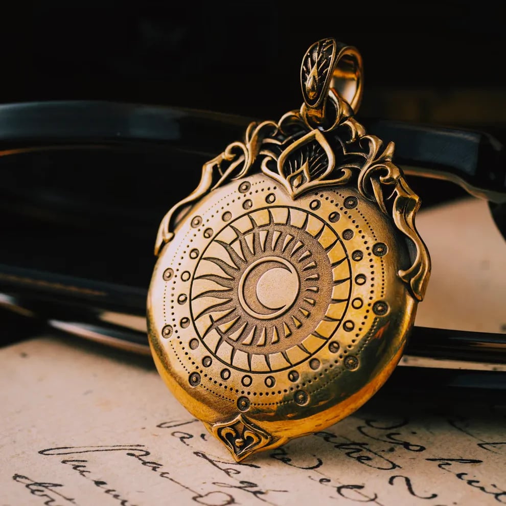 🔥This Week 🏆Flash Sale⚡ 50K+ SOLD!👁️‍🗨️Handmade Tarot Vision Pendant: Connect to Cosmic Wisdom Anytime(Cheat Sheet Included)