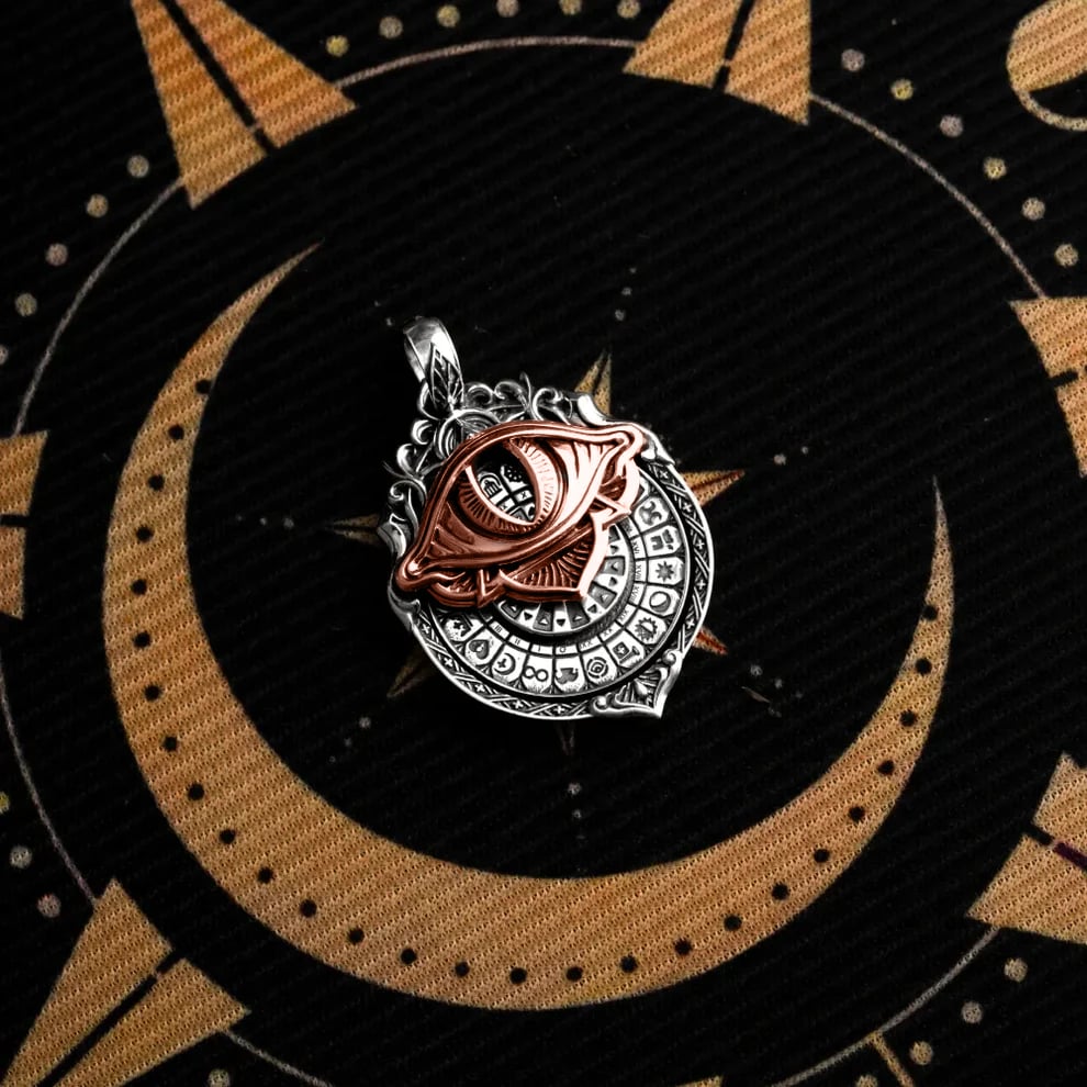 🔥This Week 🏆Flash Sale⚡ 50K+ SOLD!👁️‍🗨️Handmade Tarot Vision Pendant: Connect to Cosmic Wisdom Anytime(Cheat Sheet Included)
